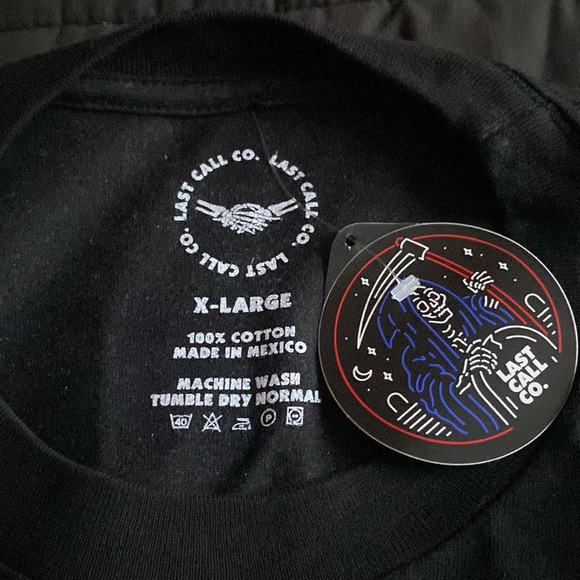 Mens last call tshirt - Picture 3 of 3